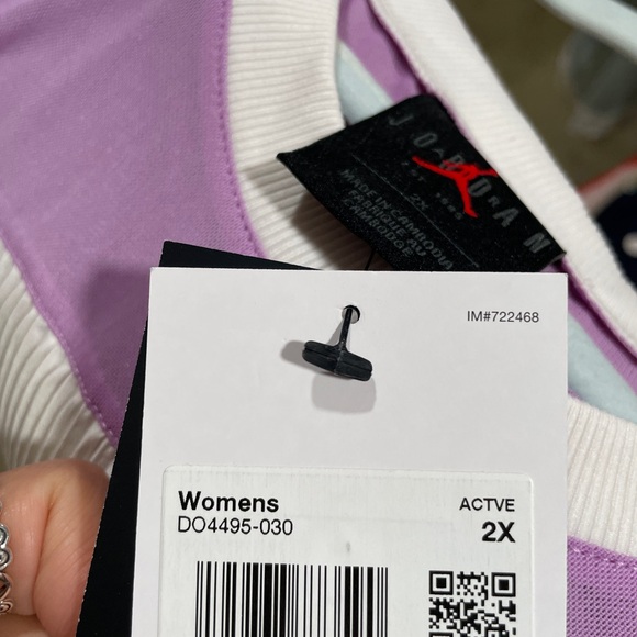 NWT Nike Air Jordan 23 Engineered Pleated Dress Purple Off White Size 2X - Picture 4 of 7